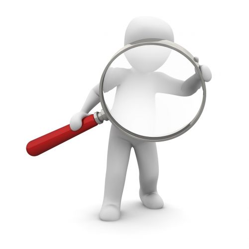 magnifying glass search to find