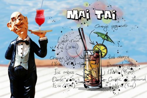 mai tai cocktail drink