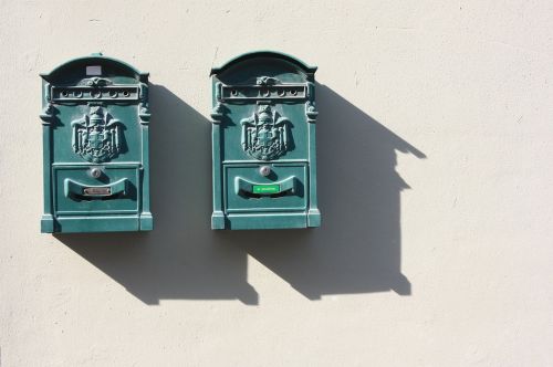 mail letterbox green