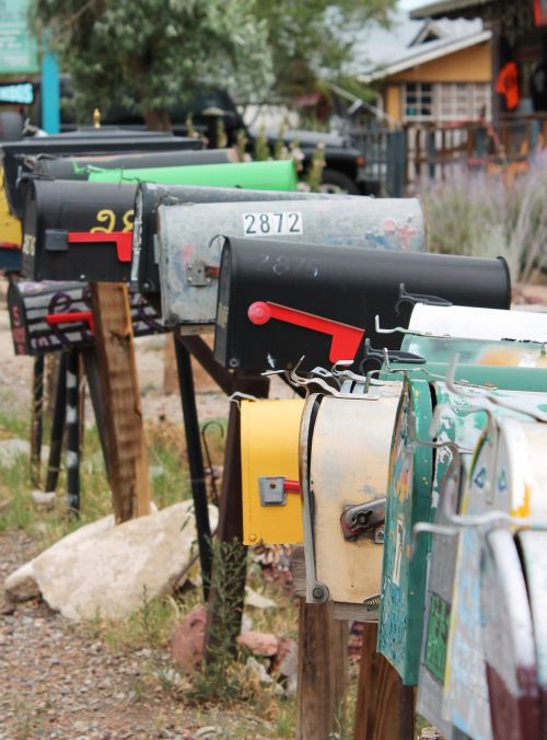 mailbox madrid new mexico retro