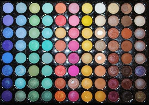 make-up box make up colorful