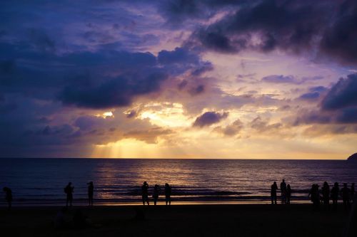 malaysia beach sunset