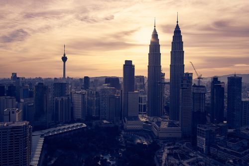 malaysia kuala lumpur sunset