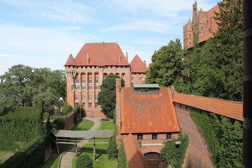 malbork castle  poland  historical