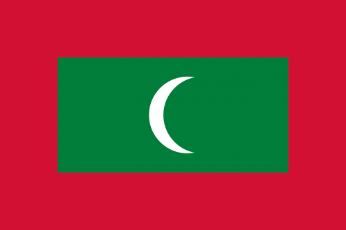 maldives flag national flag