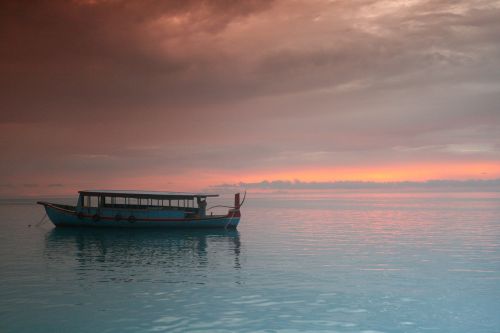 maldives indian ocean sunset