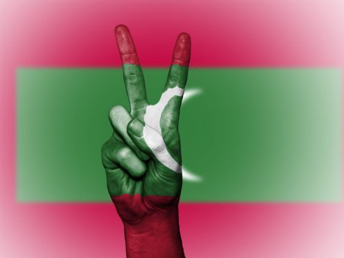 maldives peace hand