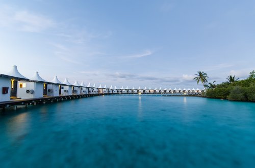 maldives  ha kula island  water house