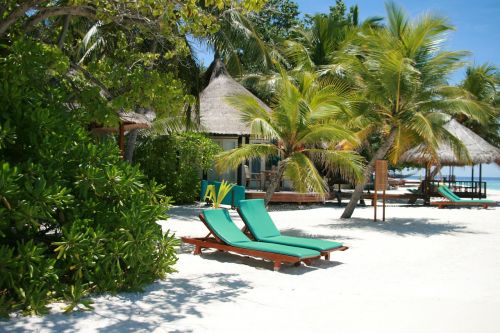 maldives chaise vacation