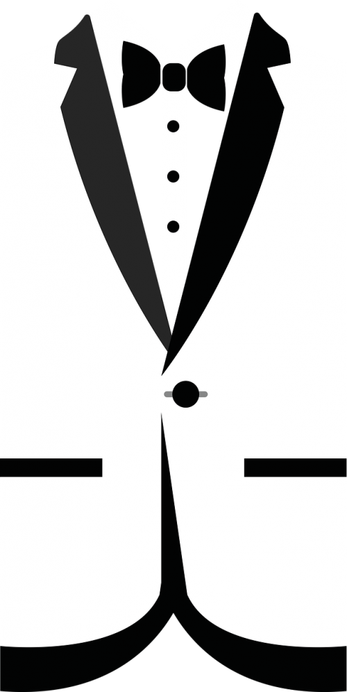 male suit white