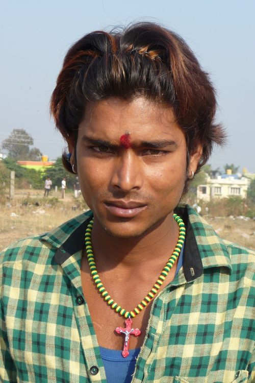 male portrait india