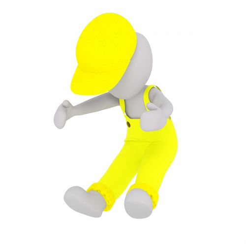 males 3d model isolated