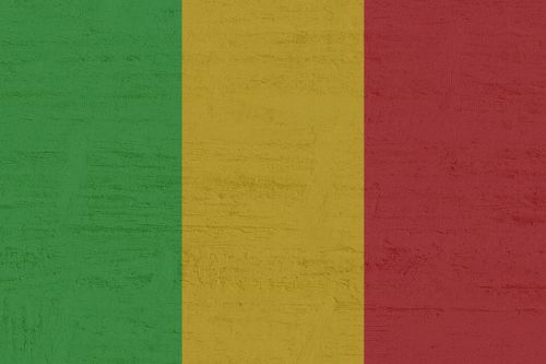 mali flag west africa