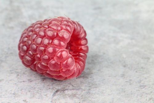 malina fruit macro