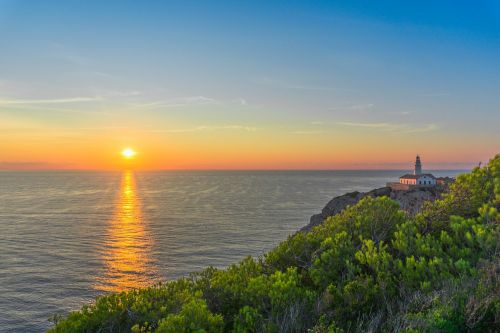 mallorca sea sunrise