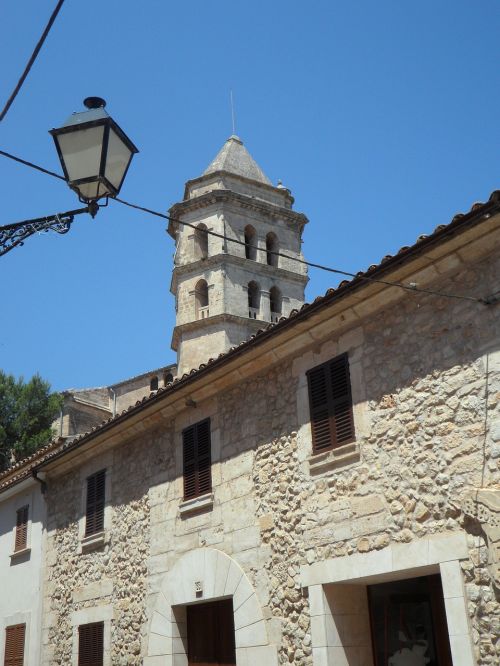 mallorca church city view