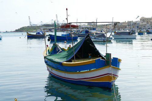 malta  marsxlokk  fishing boat