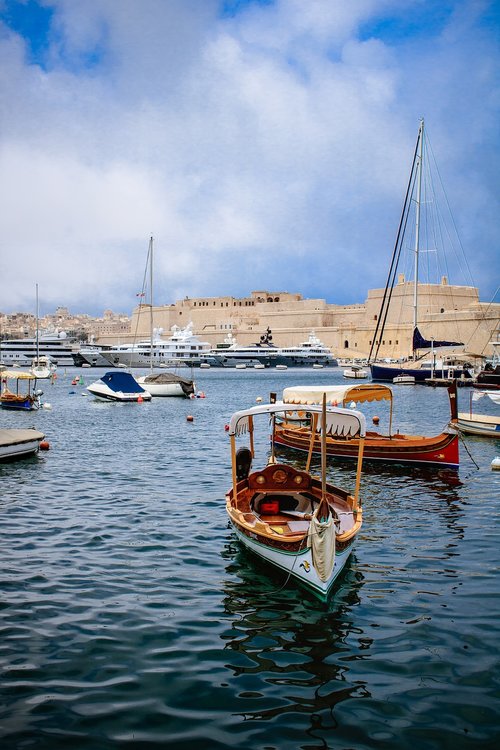 malta  marina  boat
