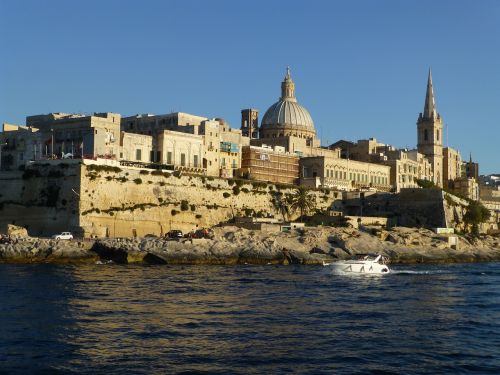 malta harbor mediterranean