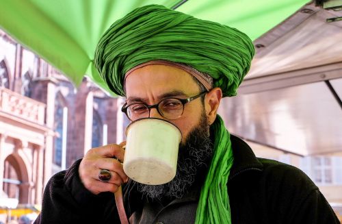 man turban portrait