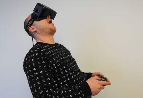 man vr virtual reality