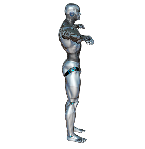 man side robot