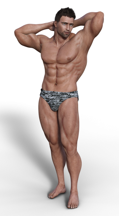 man muscles sixpack