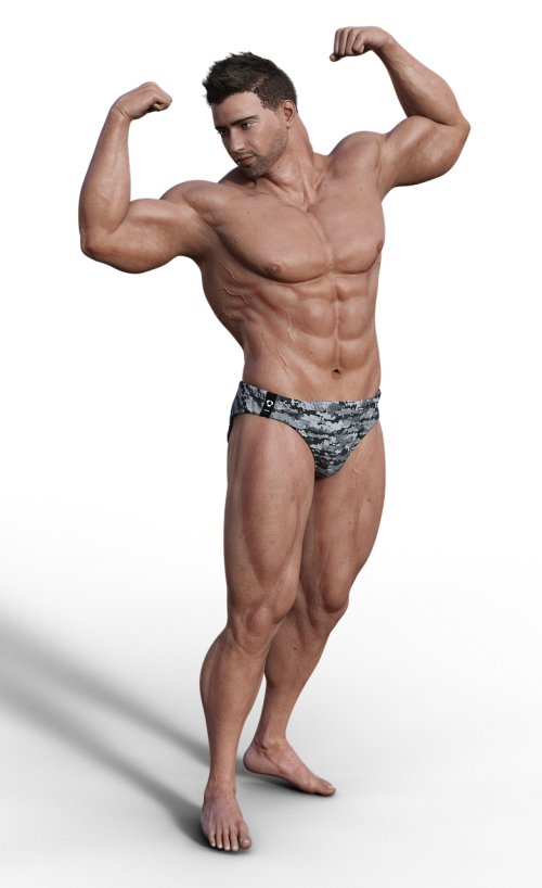 man muscles sixpack