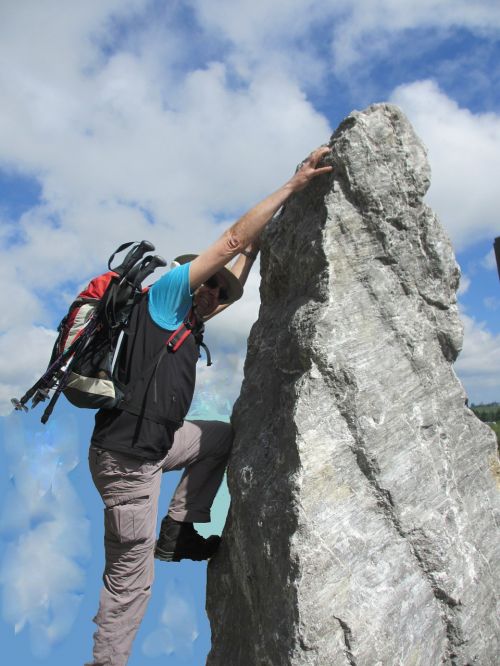 man person climb