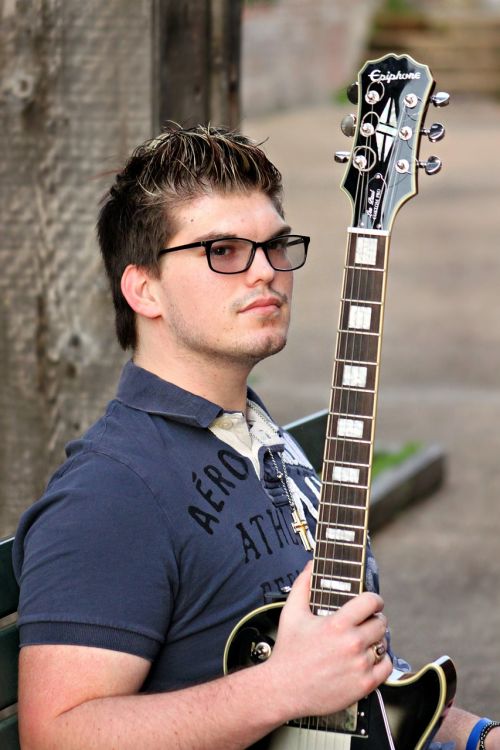 man young guitar