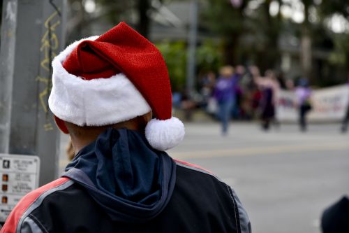 Man Watching Parade