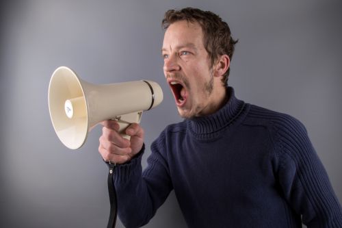 Man With A Megaphone
