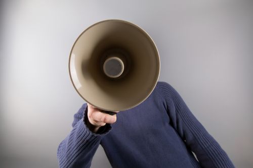 Man With A Megaphone