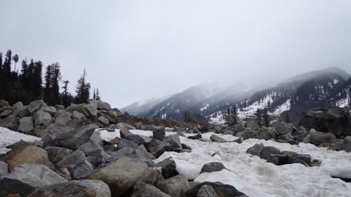 himalayas mountains winter