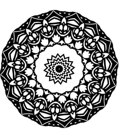 mandala art kaleidoscope
