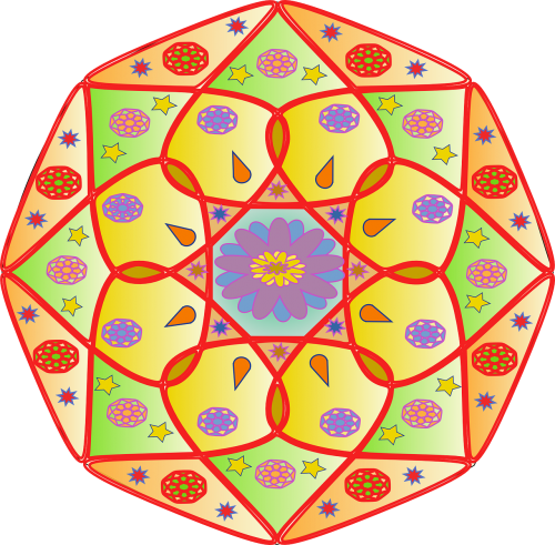 mandala colors hinduism