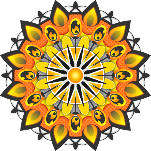 mandala pattern shape