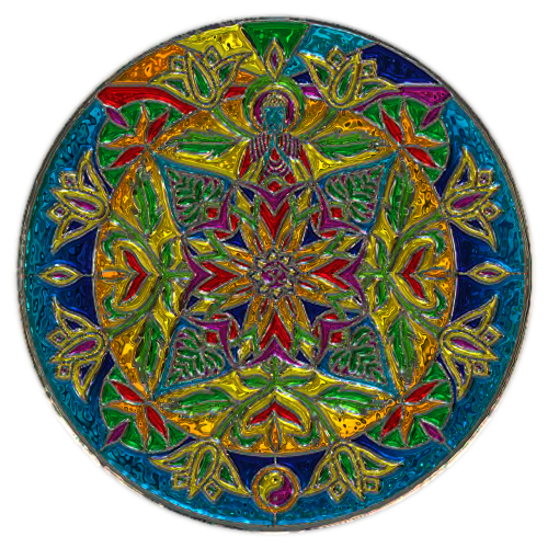 mandala metallizer art