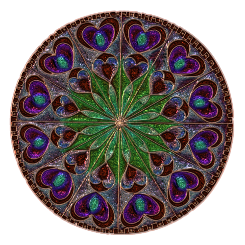 mandala metallizer art