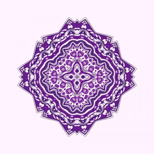 mandala purple mandalas