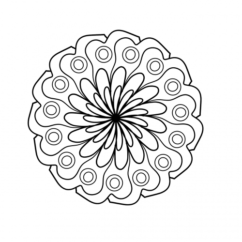 mandala coloring page coloring for adults