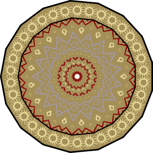 mandala art ornament