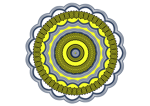 mandala  pattern  round