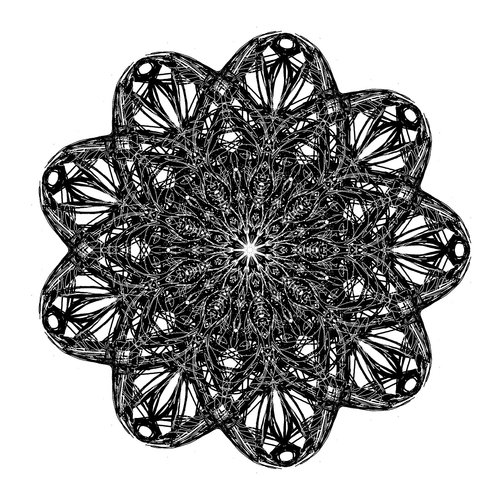 mandala  fabric  design