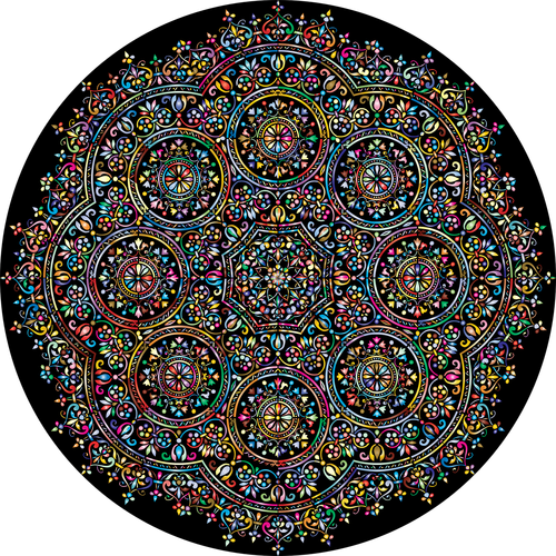 mandala  arabesque  geometric