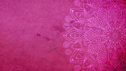 mandala  pink  background