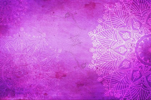 mandala  pink  design
