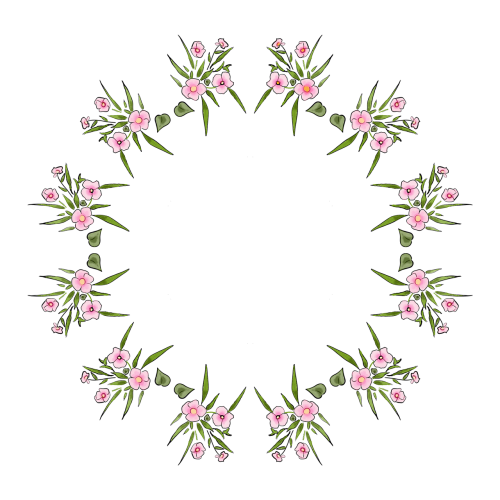 mandala framework wreath flower