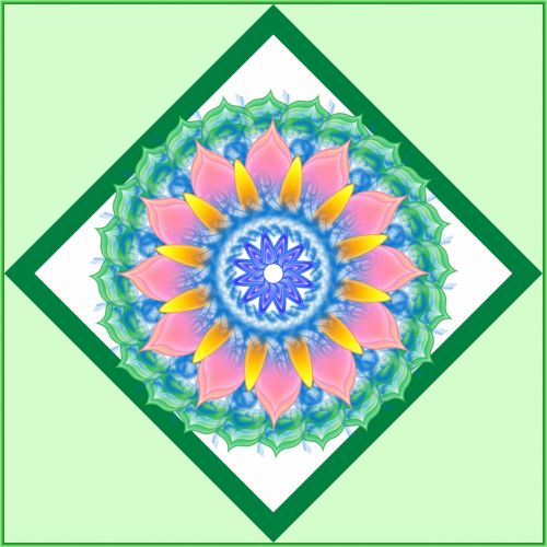 Mandala With Flowers