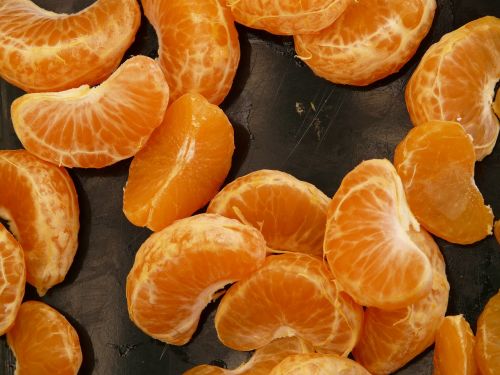 mandarin mandarinenschnitz fruit